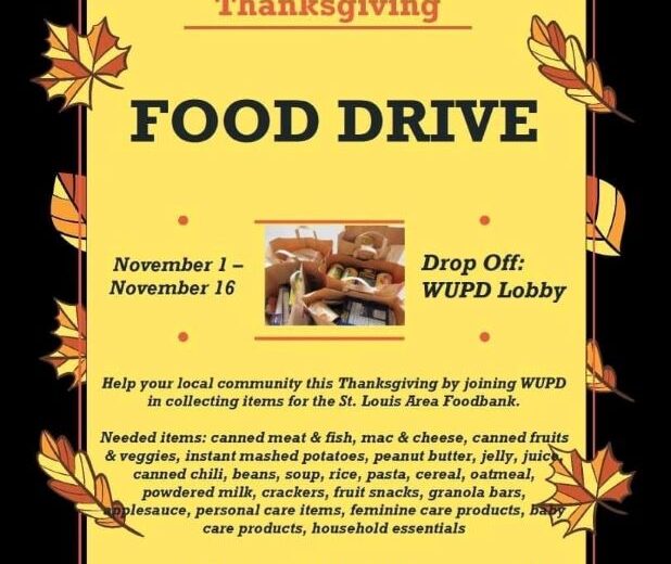 WUPD Food Drive